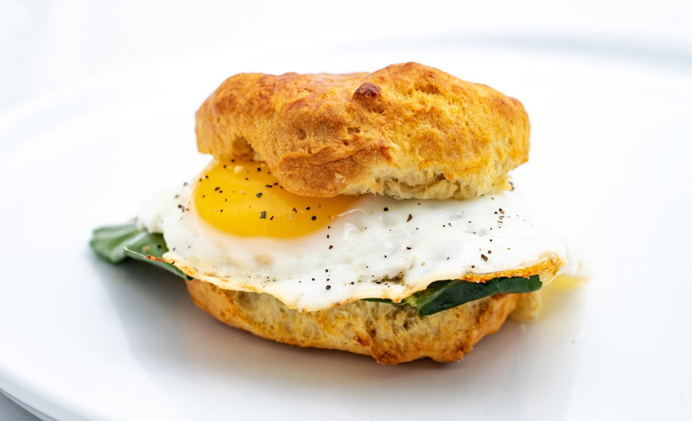 Fried Egg Biscuit